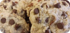 Chocolate Coconut Crunch Cookies