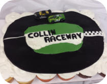 Pull-a-part Race Track Cupcake Cake