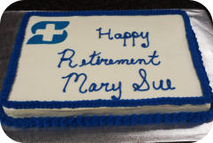 Custom Retirement Cake