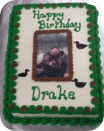 Edible Image Birthday Cake