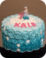 Frozen Birthday Cake