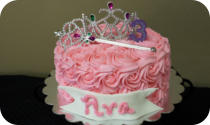 Princess Rose Birthday Cake 