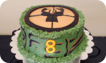 Deer Hunting Birthday Cake