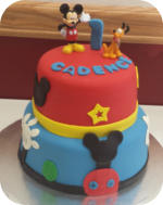 Mickey Mouse Birthday Cake