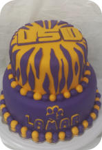 LSU Cake