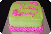 Custom Buttercream Birthday Cake