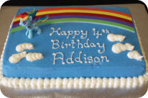 Rainbow Birthday Cake