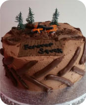 Forever Stuck Groom's Cake