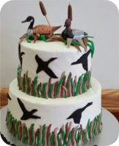 Duck Groom's Cake