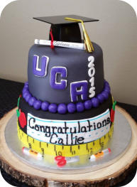 Teacher Graduation Cake